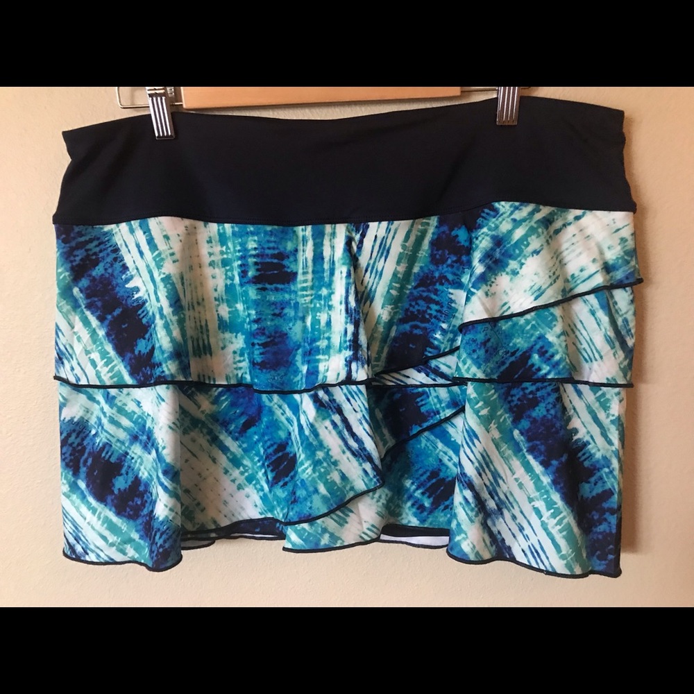 Fila tiered layer tennis skort